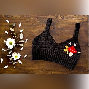 Handmade crochet crop top